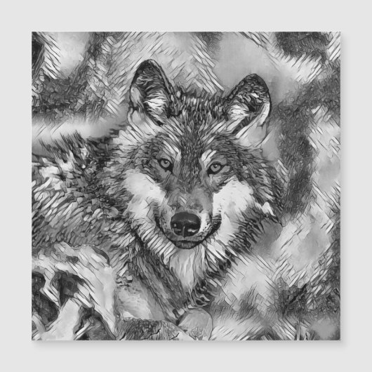 AnimalArtBW_Wolf_001 (Front)