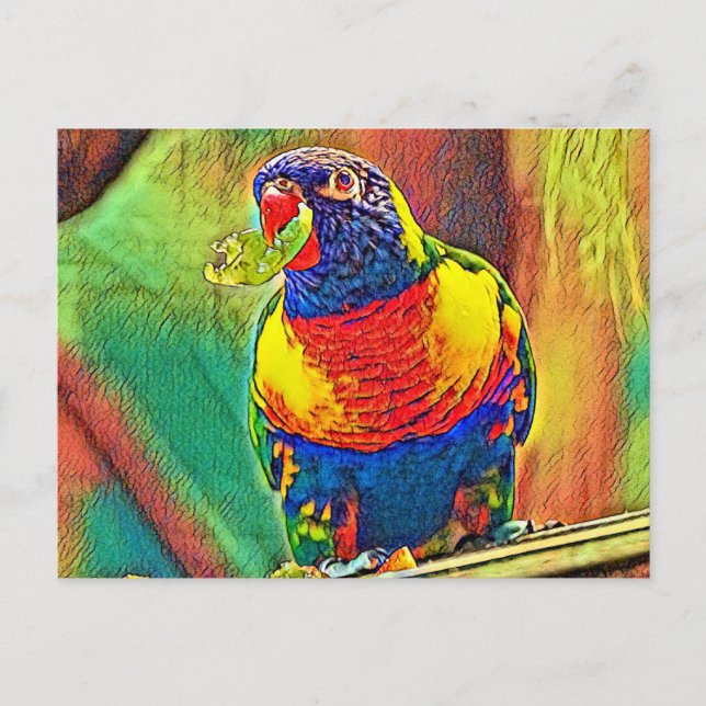 AnimalColor_Bird_07 Postcard (Front)