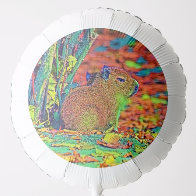 AnimalColor_Capybara_001 Balloon (Front)
