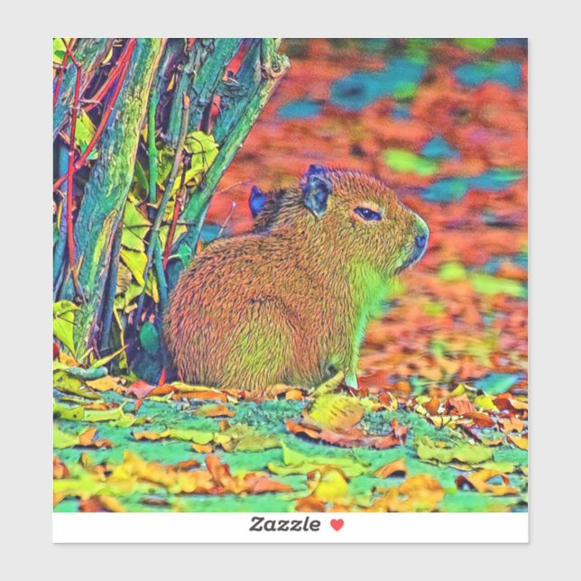 AnimalColor_Capybara_001 Sticker (Sheet)