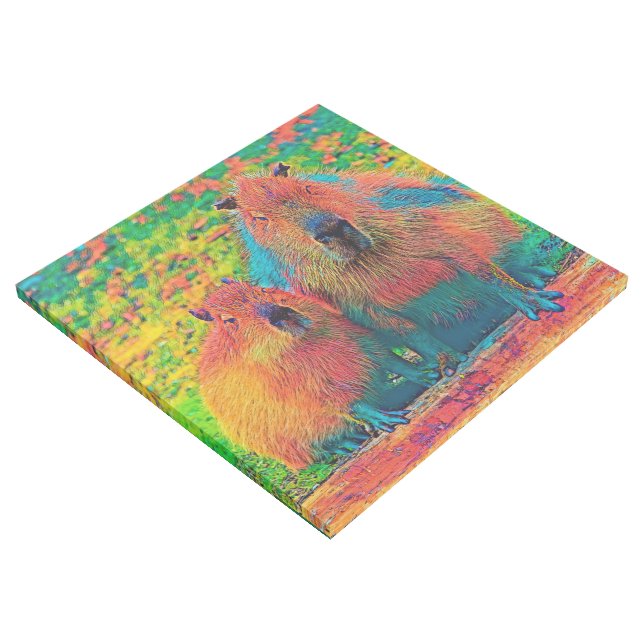 AnimalColor_Capybara_002 Gallery Wrap (3/4)