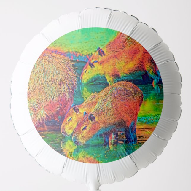 AnimalColor_Capybara_004 Balloon (Front)