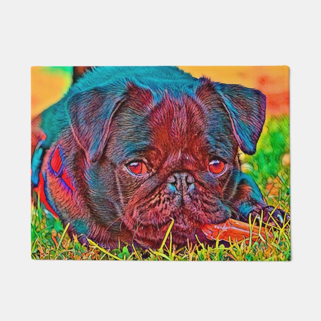 AnimalColor_Dog_026 Doormat (Front)