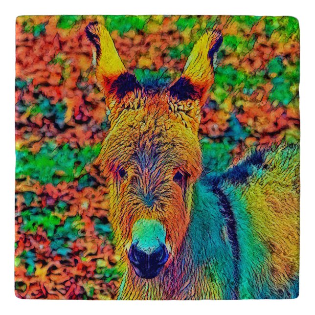 AnimalColor_Donkey_001 Trivet (Front)