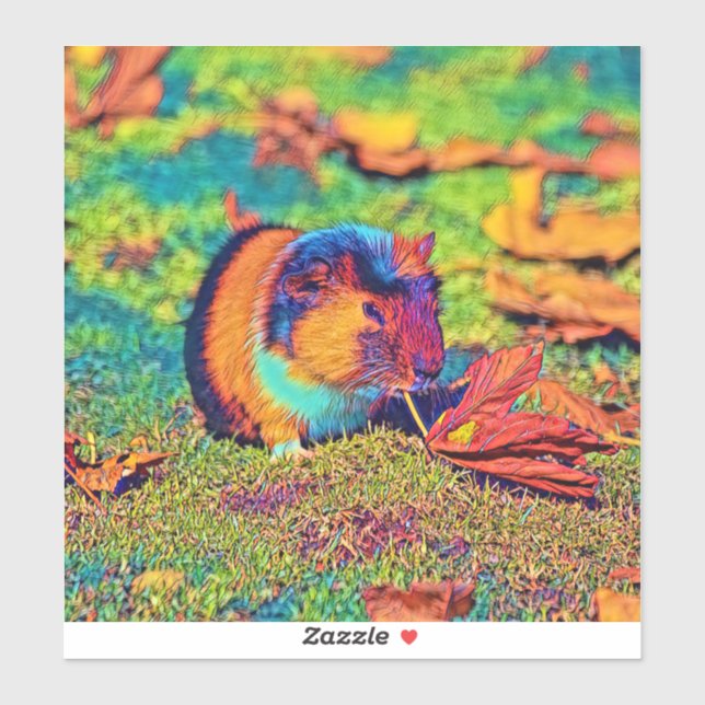 AnimalColor_Guineapig_001 Sticker (Sheet)