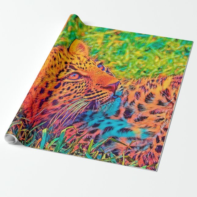 AnimalColor_Leopard_008_by_JAMColors Wrapping Paper (Unrolled)