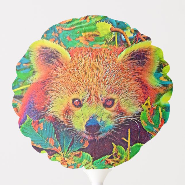 AnimalColor_RedPanda_001_by_JAMColors Balloon (Front)