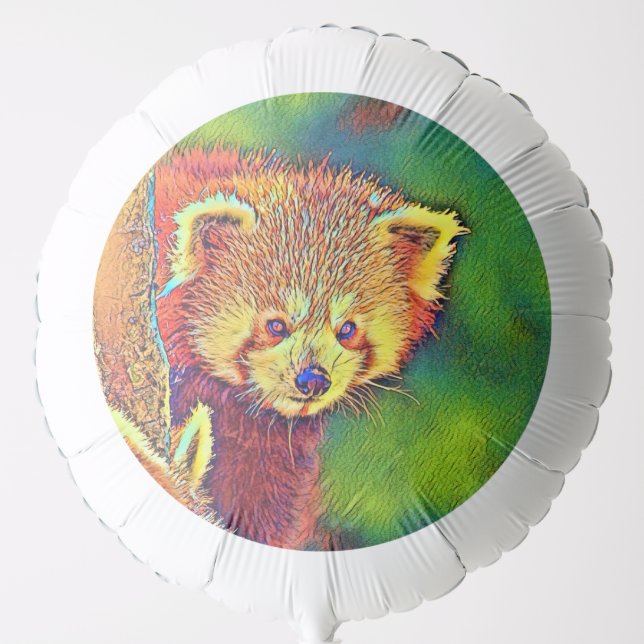 AnimalColor_RedPanda_016 Balloon (Front)