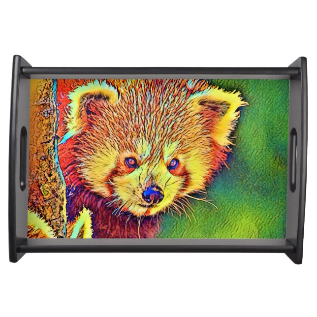 AnimalColor_RedPanda_016 Serving Tray (Front)