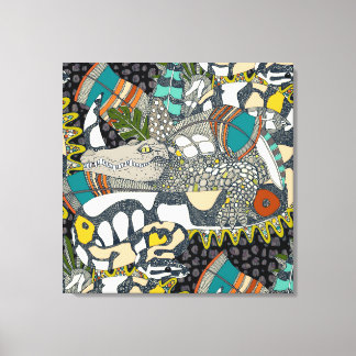 animalier pop canvas print