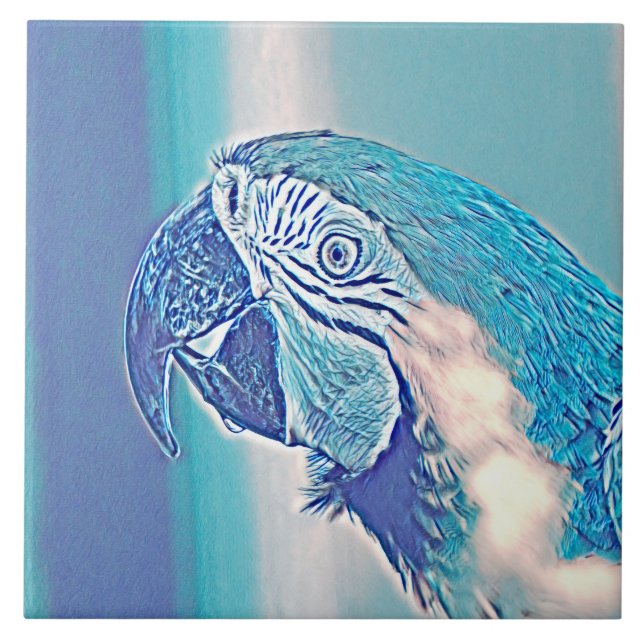 AnimalMix_Bird_009 Ceramic Tile (Front)