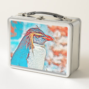 AnimalMix_Bird_017 Metal Lunch Box