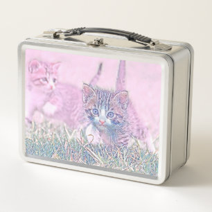 AnimalMix_Cat_015 Metal Lunch Box