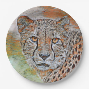 AnimalMix_Cheetah_020 Paper Plates