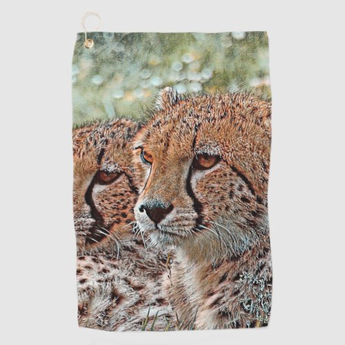 AnimalMix_Cheetah_031 Golf Towel