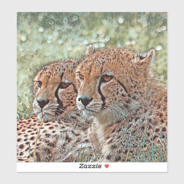 AnimalMix_Cheetah_031 Sticker (Sheet)