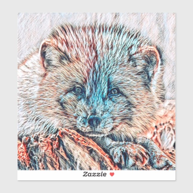 AnimalMix_Fox_009 Sticker (Sheet)