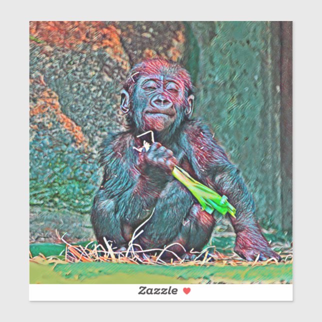 AnimalMix_Gorilla_004 Sticker (Sheet)