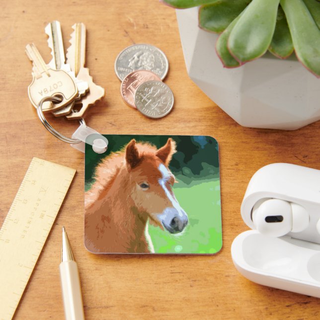 AnimalMix_Horse_013 Keychain (Desk)
