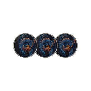 AnimalMix_OrangUtan_001_by_JAMColors Golf Ball Marker