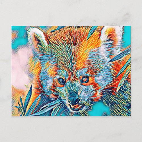 AnimalMix_RedPanda_001 Postcard