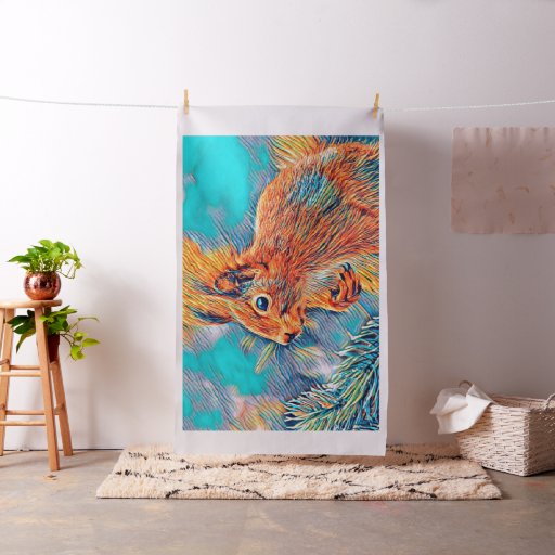 AnimalMix_Squirrel_001_by_JAMColors Fabric