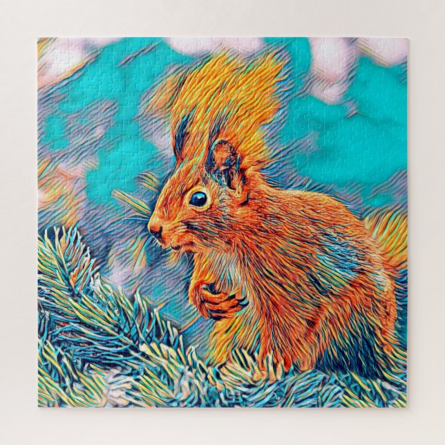 AnimalMix_Squirrel_001_by_JAMColors Jigsaw Puzzle (Vertical)