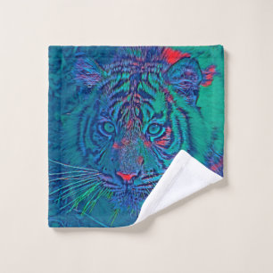 AnimalMix_Tiger_043 Wash Cloth
