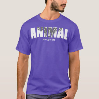 ANIMALMuscles Beast OnGym Motivation Fitness Sayin T-Shirt