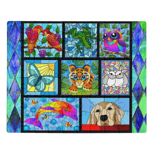 Animals acrylic jigsaw puzzle