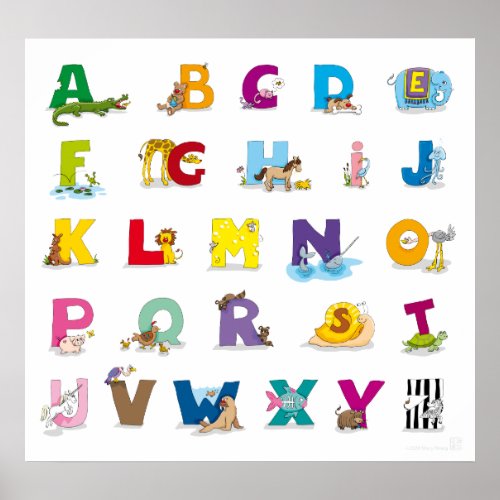 Animals_Alphabet poster