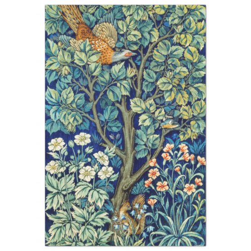 Animals and Flowers Forest William Morris Tissue Paper