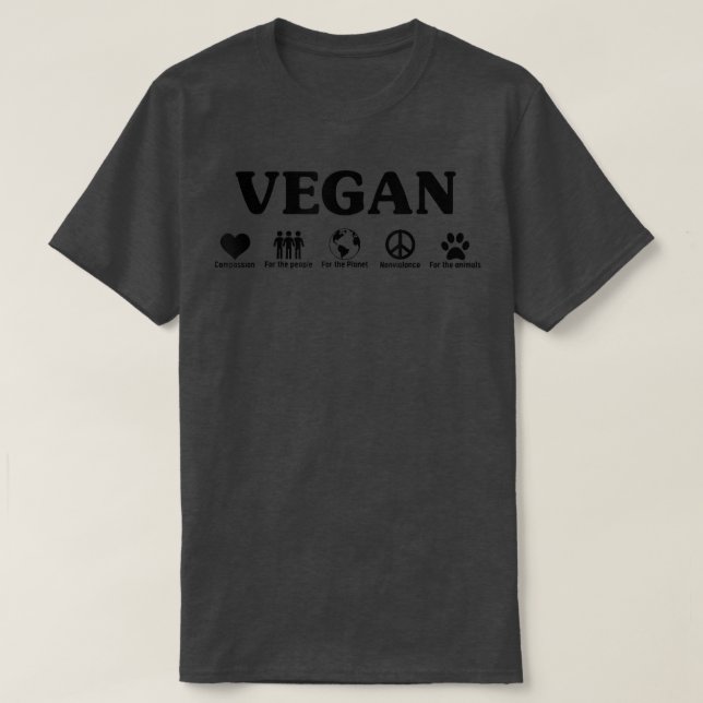 Animals Are Friends Not Food Vegans Vegetarians An T-Shirt (Design Front)