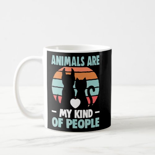 Animals Are My Kind Of People Dog Rescue Animal Ri Coffee Mug