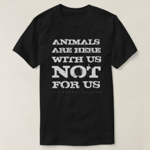 Animals Are With Us Shirt (Black)