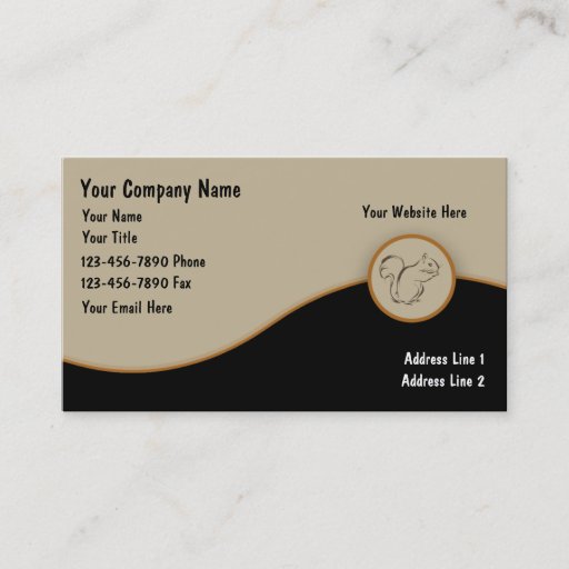 Customizable Animals Business Cards