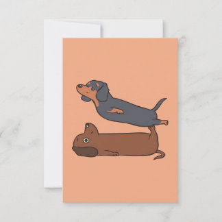 Animals Canvas|Dog mom| Dog Mom gift RSVP Card