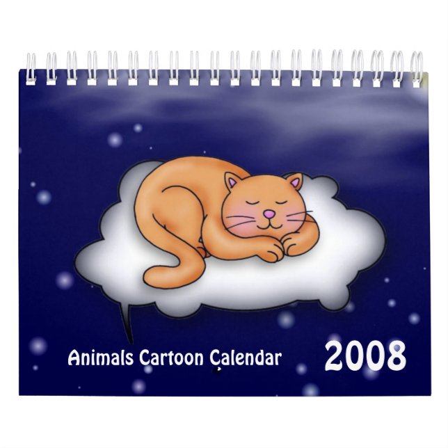 Animals Cartoon Calendar 2008/2009 (Cover)