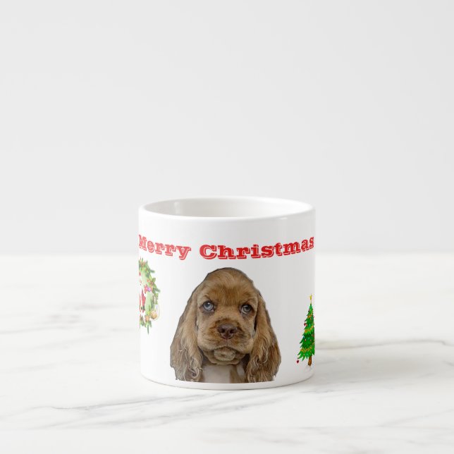 Animals Christmas Espresso Cup (Front)