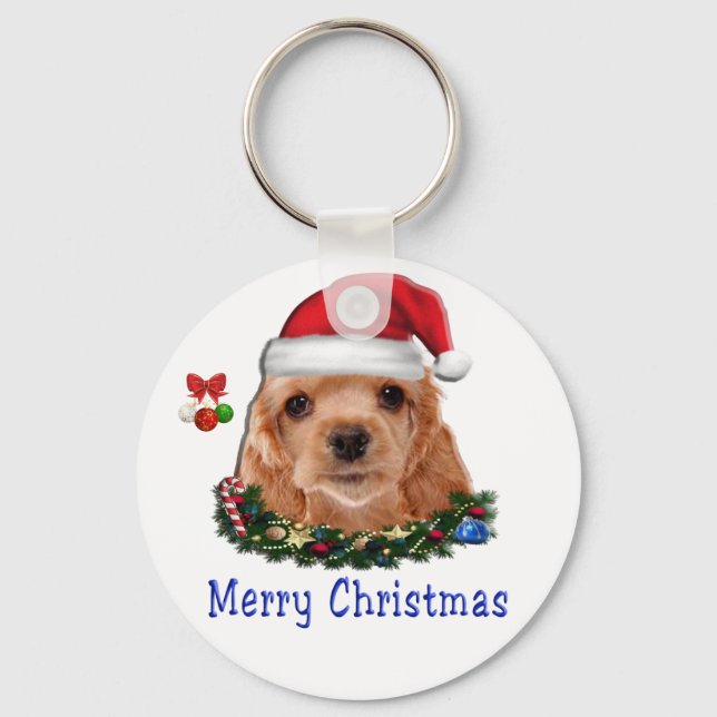 Animals Christmas Keychain (Front)