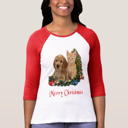 Animals Christmas t-shirts