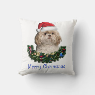 Animals Christmas Throw Pillow
