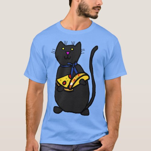 Animals Food Choice Taco or Pizza for Cat T_Shirt