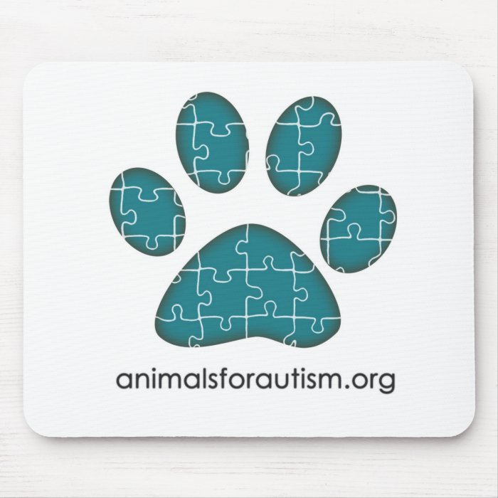 Animals For Autism Logo Mousepad