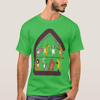 animals funny party Dance family T-Shirt