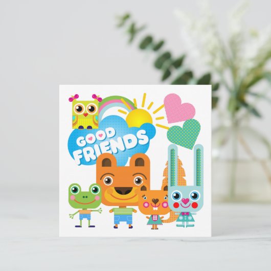 Animals Good Friends (Standing Front)