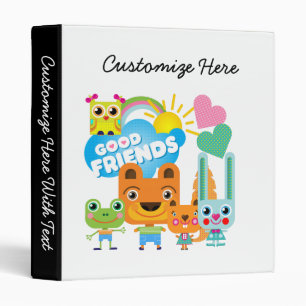 Animals Good Friends Binder