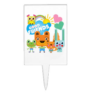 Animals Good Friends Cake Topper