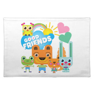 Animals Good Friends Placemat