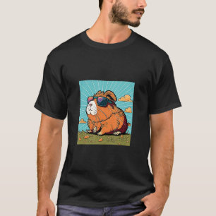 Animals Graphic Guinea Pig Wearing Sunglasses 1 T-Shirt